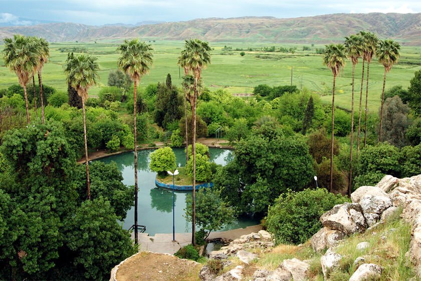 باغ توریستی چشمه بلقیس چرام، الگوی باغ ایرانی